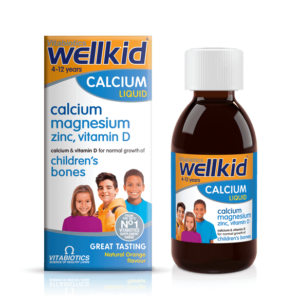 شربت کلسیم و ویتامین دی ول کید ویتابیوتیکس ـ مناسب کودکان ۴ تا ۱۲ سال