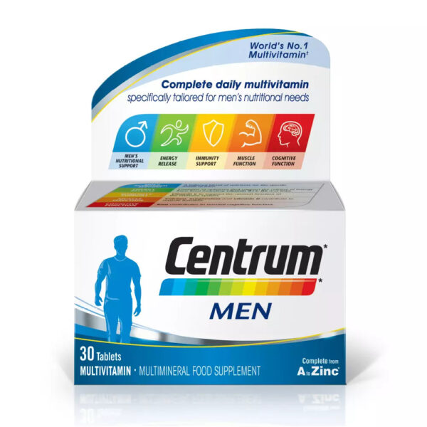 مکمل مولتی ویتامین کامل ضروری A-Z سنترام مخصوص آقایان Centrum Men