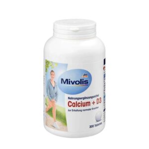 قرص کلسیم و ویتامین D3 میولیس